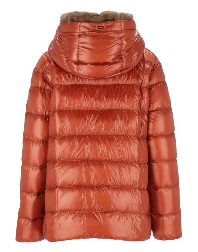 에르노 [해외직구][A94]에르노 PI002312D12017Z5875 여성 패딩 다운자켓 베스트 HERNO HERNO Short Puffer Jacket With Faux Fur Lining 착용컷