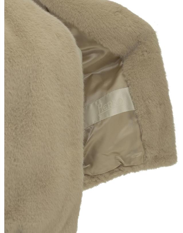 에르노 [해외직구][V90]에르노 GC000631D128961985 여성 자켓 코트 아우터 Sleeveless faux fur jacket 착용컷