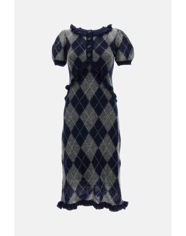 [해외직구][G95]슈슈 통 MWDFDR22SUP813PL101 여성 원피스 드레스 LACE TRIM SHORT SLEEVES KNIT DRESS