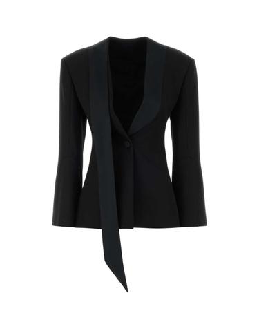 [해외직구][X45]아티코 261WCG00097WWW065AA 100 여성 자켓 베스트 다운베스트 질렛 Black wool blazer