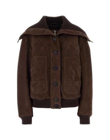 [해외직구][X45]아티코 261WCB00130LBT144AA 204 여성 자켓 베스트 블레이저 봄버 데님 Brown suede bomber jacket
