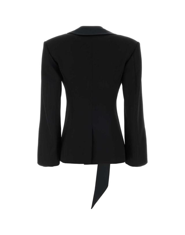 아티코 [해외직구][X45]아티코 261WCG00097WWW065AA 100 여성 자켓 베스트 다운베스트 질렛 Black wool blazer 착용컷