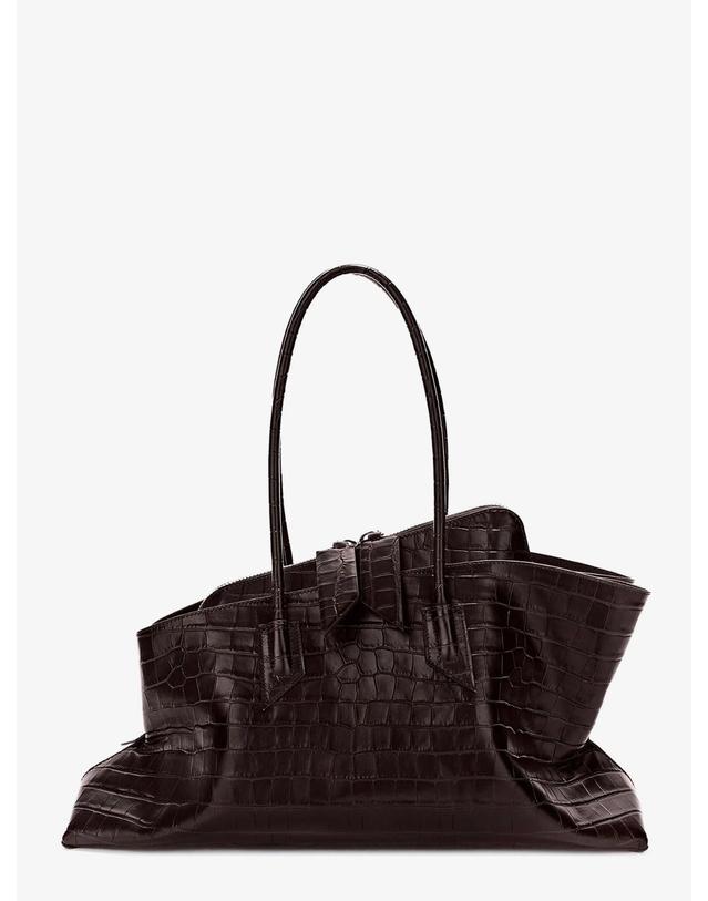 아티코 [해외직구][N85]아티코 250WAH00054 여성 숄더백 크로스백 쇼퍼백 THE ATTICO La Passeggiata Medium croc effect leather shoulder bag 착용컷