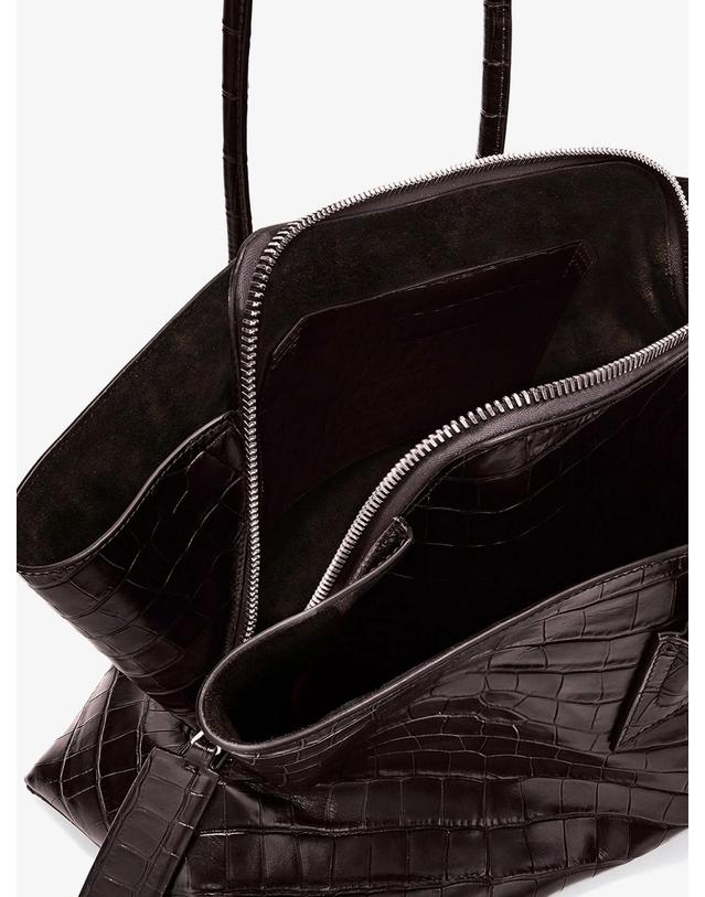 아티코 [해외직구][N85]아티코 250WAH00054 여성 숄더백 크로스백 쇼퍼백 THE ATTICO La Passeggiata Medium croc effect leather shoulder bag 착용컷