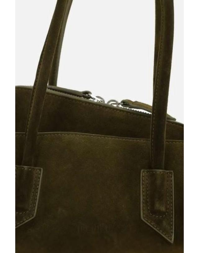 아티코 [해외직구][E32]아티코 250WAH00058LBT108AA853 여성 숄더백 크로스 탑핸들백 토트백 로고 가방 THE ATTICO La Passeggiata handbag 착용컷