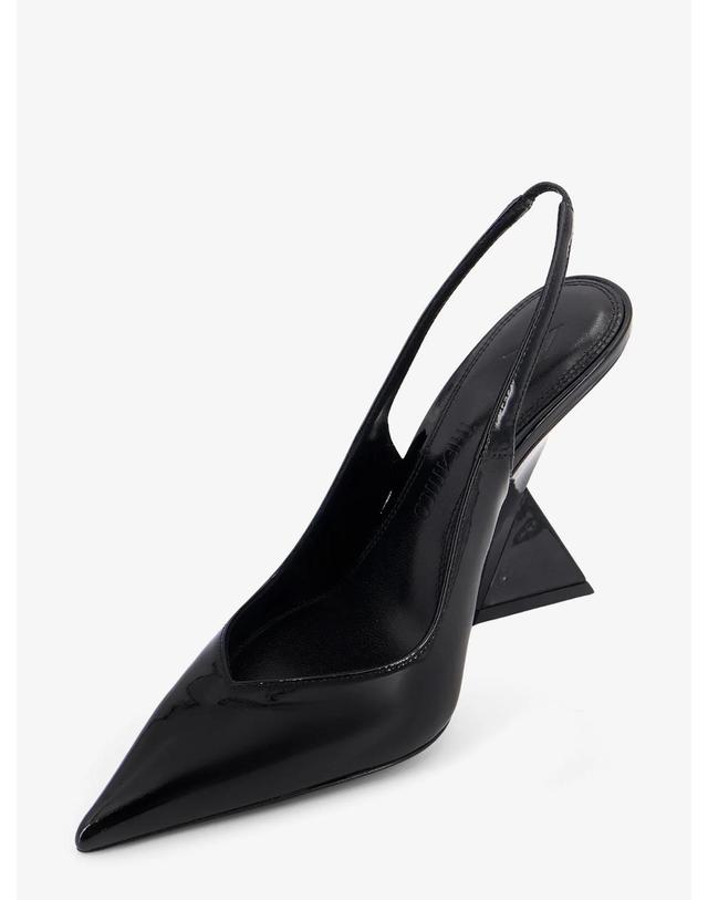 아티코 [해외직구][N85]아티코 250WSH00779 여성 펌프스 슬링백 하이힐 THE ATTICO Cheope patent leather decollete 착용컷