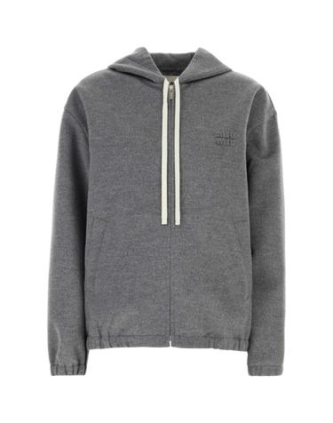 [해외직구][X45]미우미우 ML1528SOOO15Q8 F0031 여성 자켓 베스트 블레이저 봄버 데님 Grey wool blend jacket