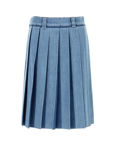 [해외직구][X45]미우미우 GWD279S23117GG F0076 여성 스커트 치마 롱 미디 미니스커트 Denim skirt