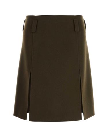 [해외직구][X45]미우미우 MG2751SOOO15Q8 F0334 여성 스커트 치마 롱 미디 미니스커트 Brown wool blend skirt