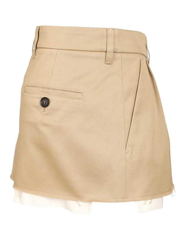 미우미우 [해외직구][A94]미우미우 MG2690 S OOO 1UPXF0065 여성 스커트 치마 MIU MIU MIU MIU Cotton Chino Mini Skirt 착용컷