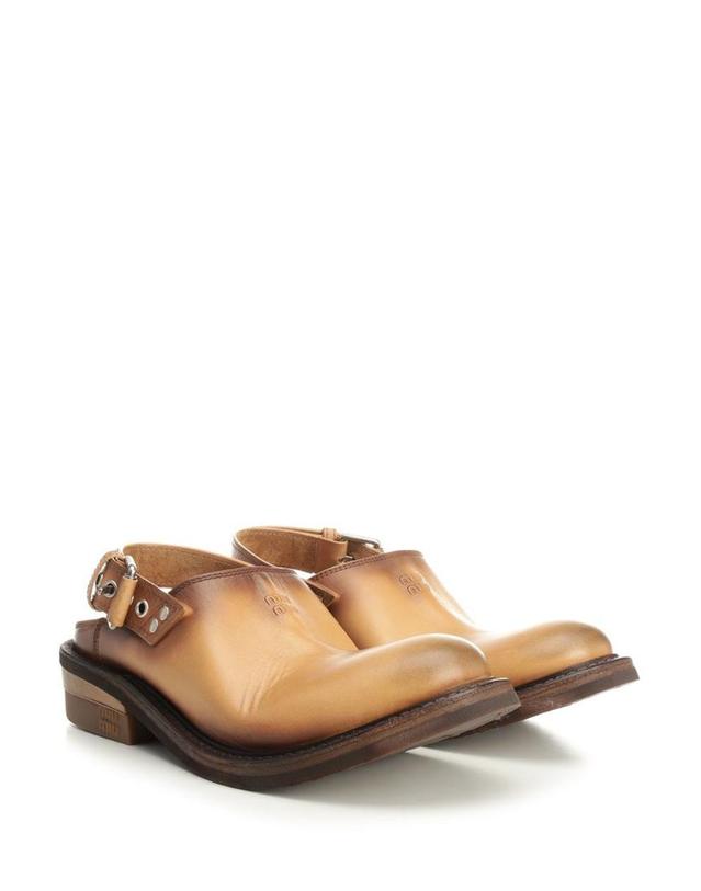 미우미우 [해외직구][A94]미우미우 5R667E F A045 5ODF0054 여성 펌프스 슬링백 하이힐 MIU MIU MIU MIU Leather Mules 착용컷