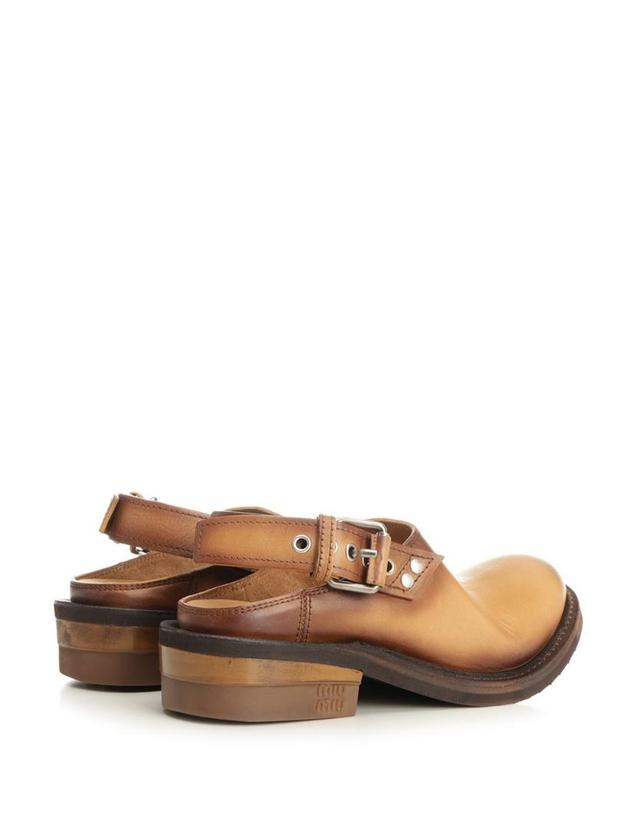 미우미우 [해외직구][A94]미우미우 5R667E F A045 5ODF0054 여성 펌프스 슬링백 하이힐 MIU MIU MIU MIU Leather Mules 착용컷