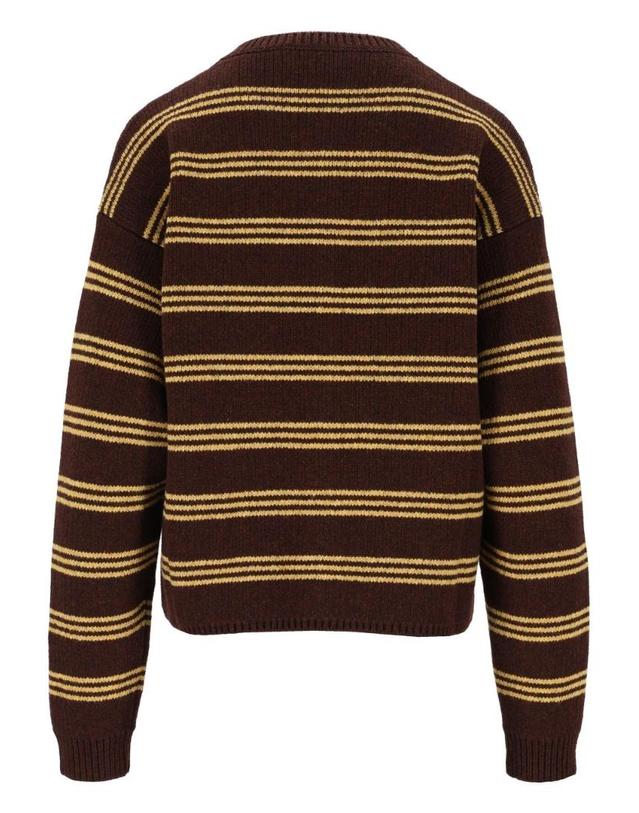 미우미우 [해외직구][A94]미우미우 MMF899 S OOO 6300F0324 여성 니트 스웨터 MIU MIU MIU MIU Striped Cardigan 착용컷