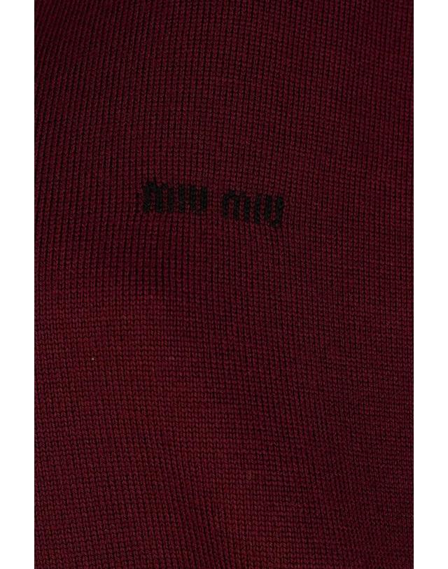 미우미우 [해외직구][W63]미우미우 MMF02Z16WJ F0869 여성 스웨터 니트 가디건 MAGLIERIA 착용컷