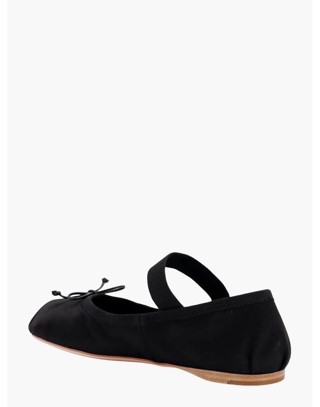 미우미우 [해외직구][N85]미우미우 5F794DFDX05 여성 플랫슈즈 단화 발레리나 메리제인 MIU MIU Satin ballet flats 착용컷