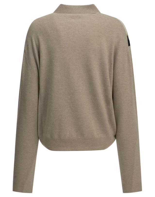 미우미우 [해외직구][V90]미우미우 MML08B6033F0006 S OOO 여성 니트 스웨터 가디건 Cashmere polo sweater 착용컷