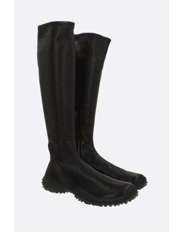 미우미우 [해외직구][E32]미우미우 5W805EFA045L68F0002 여성 롱부츠 니하이부츠 MIU MIU stretch nappa boots 착용컷