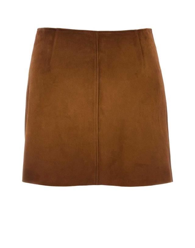 미우미우 [해외직구][X45]미우미우 MPD859SOOO19QL F0046 여성 스커트 치마 롱 미디 미니스커트 Brown suede mini skirt 착용컷