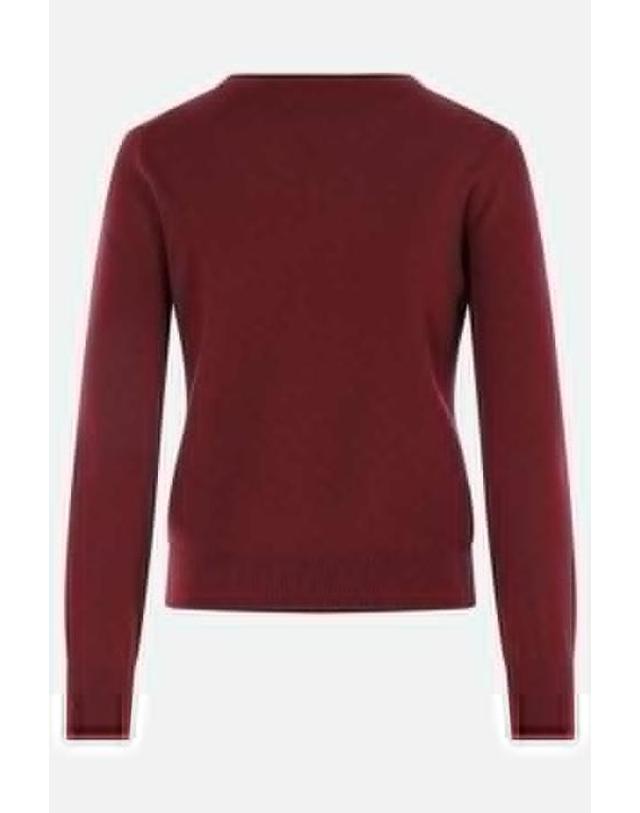 미우미우 [해외직구][E32]미우미우 MML08KSOOO6600F0399 의류 니트 스웨터 가디건 MIU MIU wool sweater with logo intarsia 착용컷