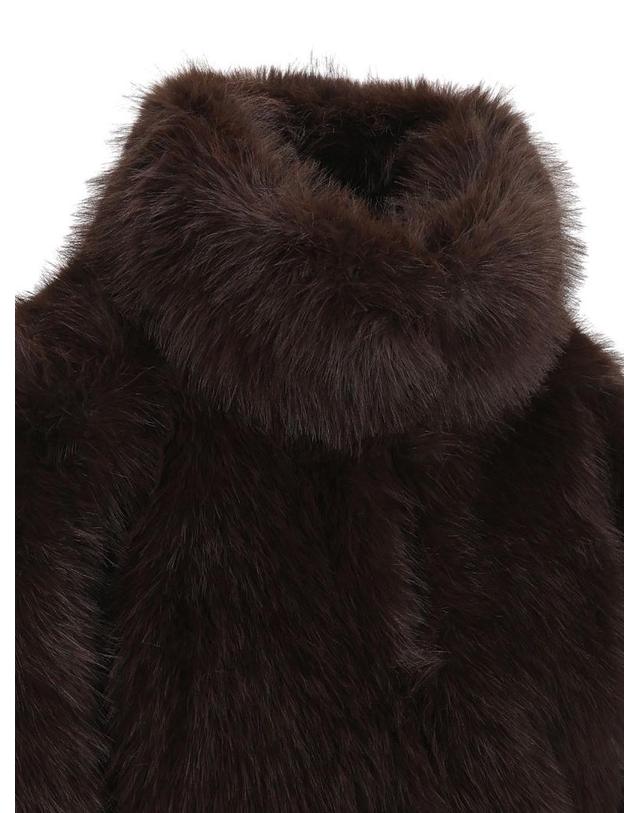 로테이트 [해외직구][A94]로테이트 11655316671667 여성 코트 롱 하프 ROTATE ROTATE Faux Fur Cropped Jacket 착용컷