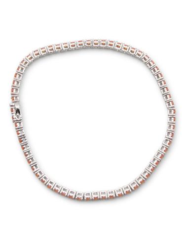 [해외직구][S27]HATTON LABS 8004BORANGE 남성 팔찌 브레이슬릿 악세서리 주얼리 참 펜던트 로고 ORANGE METAL SORBET TENNIS BRACELET