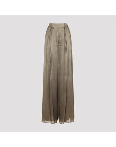 [해외직구][D14]RALPH LAUREN COLLECTION 290P20810001 ANTIQUE BRASS 여성 팬츠 하의 트라우저 바지 Ralph Lauren Collection Greer Pleated Trousers