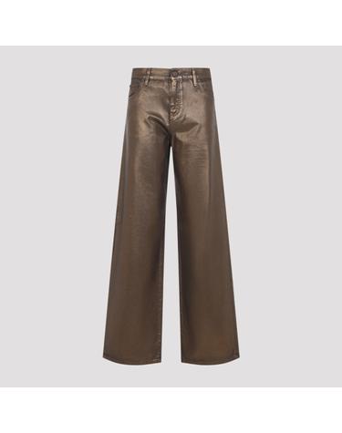 [해외직구][D14]RALPH LAUREN COLLECTION 290P21091001 BRONZE 여성 데님진 청바지 하의 Ralph Lauren Collection Mercer 5 Pocket Pants