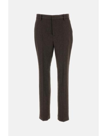 [해외직구][G95]Ralph Lauren Collection 290P25672001BROWN 여성 트라우저 치노 면바지 ANDREY WOOL TROUSERS