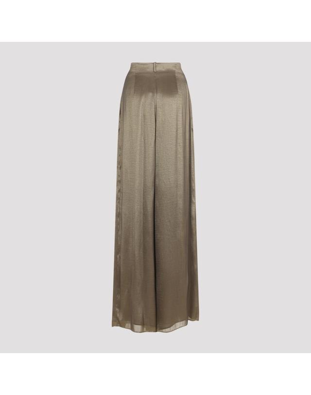 폴로 [해외직구][D14]RALPH LAUREN COLLECTION 290P20810001 ANTIQUE BRASS 여성 팬츠 하의 트라우저 바지 Ralph Lauren Collection Greer Pleated Trousers 착용컷