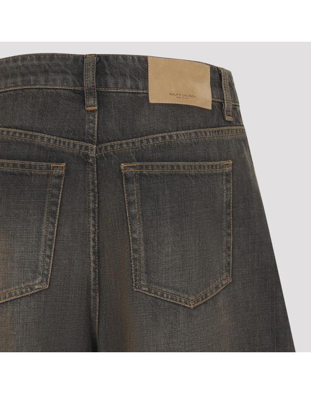 폴로 [해외직구][D14]RALPH LAUREN COLLECTION 290P26031001 SIENNA WASH 여성 팬츠 하의 트라우저 바지 Ralph Lauren Collection Wide Lag Pants 착용컷