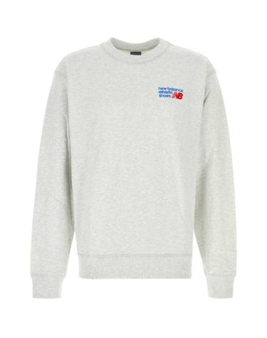 [해외직구][X45]뉴발란스 MT41547AHH ASHHEATHER 남성 셔츠 남방 긴팔 반팔 Melange grey cotton blend sweatshirt