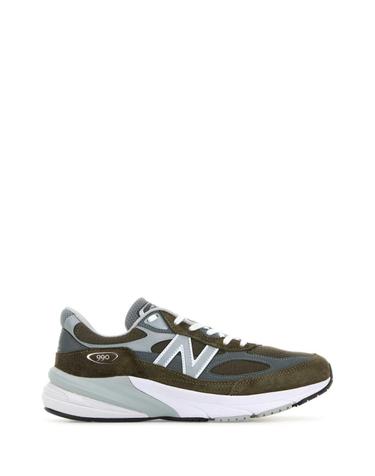 [해외직구][X45]뉴발란스 U990OG6 OLIVE 여성 스니커즈 단화 운동화 Multicolor mesh and suede 990v6 sneakers