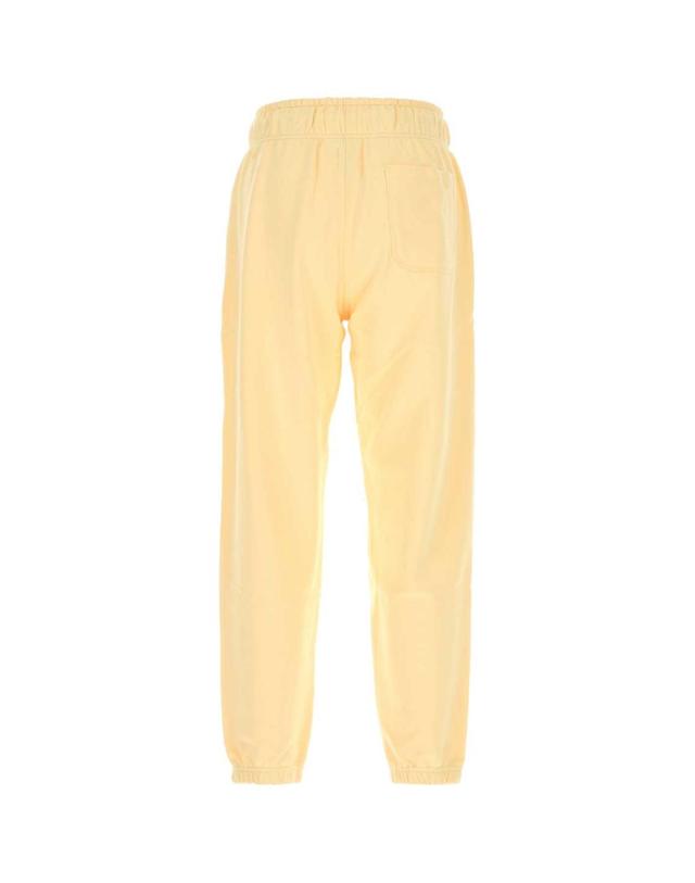 뉴발란스 [해외직구][X45]뉴발란스 MP43547CAU CALCIUM 남성 바지 면바지 조거 카고 와이드 Pastel yellow cotton joggers 착용컷