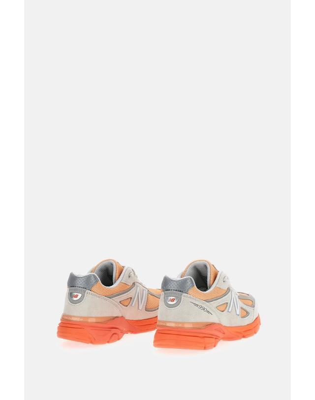 뉴발란스 [해외직구][G95]뉴발란스 U990MO4GREYPURPLE 남성 스니커즈 샌들 로퍼 부츠 SNEAKERS 990 착용컷