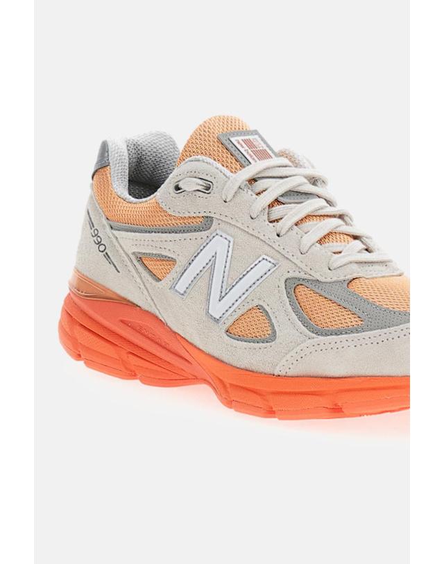 뉴발란스 [해외직구][G95]뉴발란스 U990MO4GREYPURPLE 남성 스니커즈 샌들 로퍼 부츠 SNEAKERS 990 착용컷