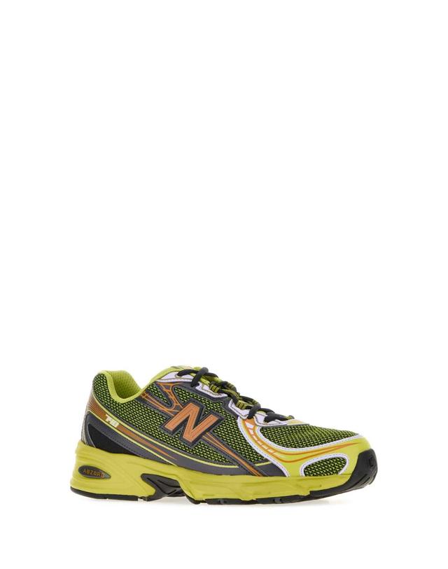 뉴발란스 [해외직구][X45]뉴발란스 U74099S FIELDGREEN 여성 스니커즈 단화 운동화 Multicolor rubber and mesh 740 sneakers 착용컷