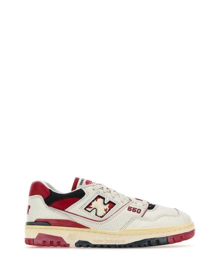 뉴발란스 [해외직구][X45]뉴발란스 BB550VGA OFFWHITERED 남성 스니커즈 단화 남자스니커즈 Multicolor leather 550 sneakers