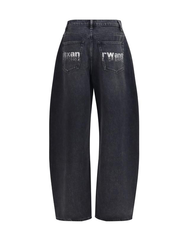 알렉산더 왕 [해외직구][K68]알렉산더왕 4DC1264112 031 여성 청바지 데님 진 데님진 Crystal balloon Jeans 착용컷