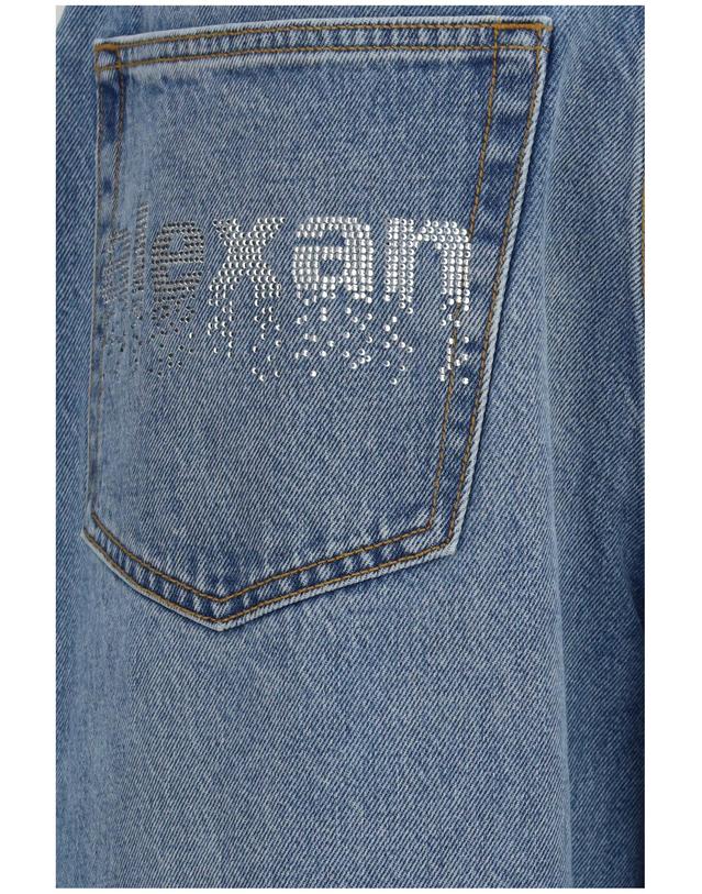 알렉산더 왕 [해외직구][K68]알렉산더왕 4DC1264111 486 여성 청바지 데님 진 데님진 Crystal balloon Jeans 착용컷