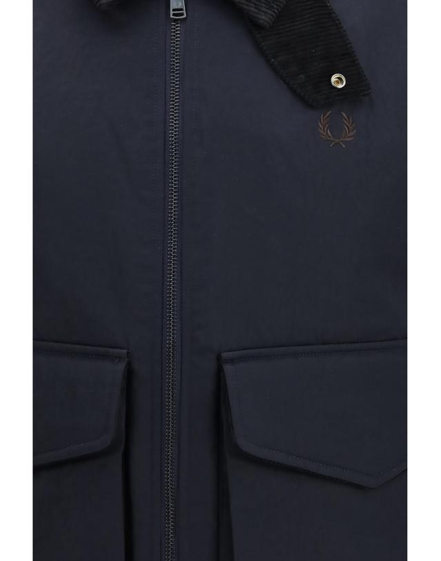 프레드 페리 [해외직구][K68]FRED PERRY J3316 608 남성 자켓 베스트 봄버 파카 블레이저 Nylon Jacket 착용컷
