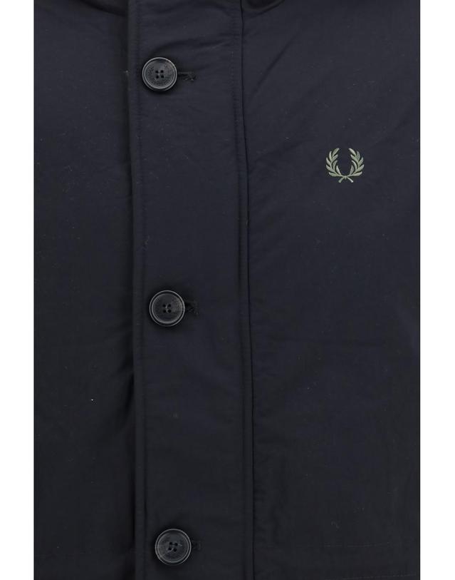 프레드 페리 [해외직구][K68]FRED PERRY J3312 102 남성 다운자켓 패딩 다운베스트 파카 Recycled Taslan padded Parka 착용컷