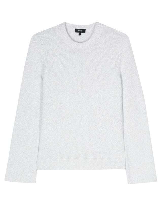 띠어리 [해외직구][A94]띠어리 N11117081OM 여성 니트 스웨터 THEORY THEORY Mouline Knit Sweater 착용컷