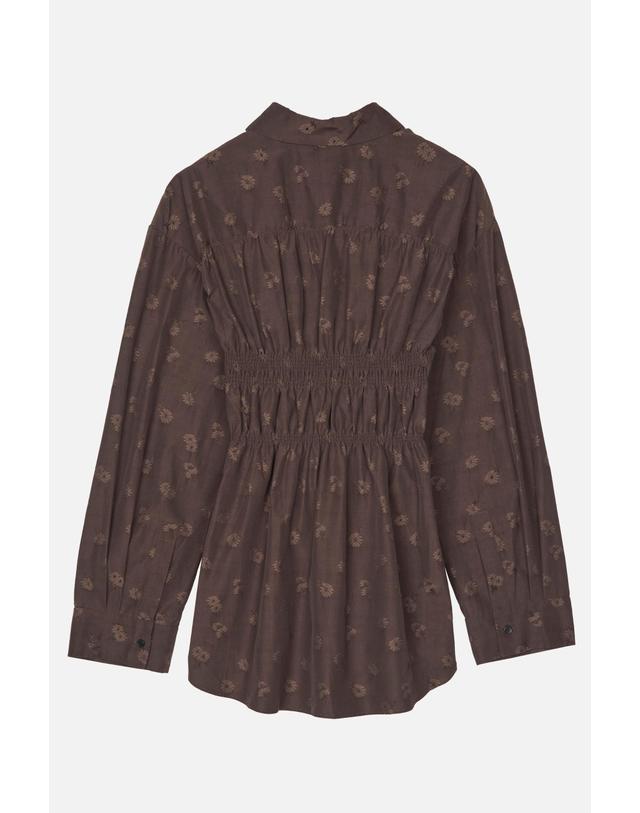 세실리에 반센 [해외직구][G95]세실리에 반센 26RTW12002BROWN 여성 셔츠 블라우스 남방 CBBRAXTON SHIRT DITSY BELLIS 착용컷