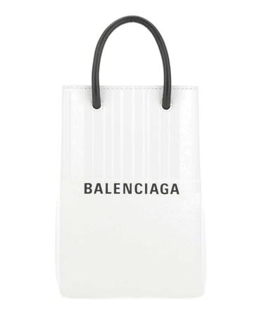 [해외직구][X45]발렌시아가 5938260AI2N 9000 남성 토트백 쇼퍼백 크로스백 White leather phone case