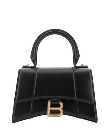 [해외직구][X45]발렌시아가 5928331QJ4M 1000 여성 토트백 쇼퍼백 탑핸들백 핸드백 Black leather XS Hourglass handbag