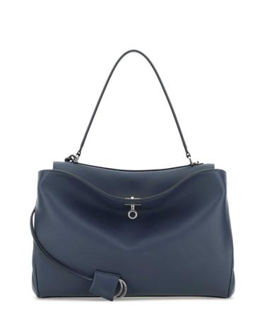 [해외직구][X45]발렌시아가 7897722AA4U 4243 여성 토트백 쇼퍼백 탑핸들백 핸드백 Air Force blue leather medium Rodeo handbag