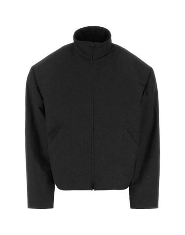 [해외직구][X45]발렌시아가 839115TST05 1000 여성 자켓 베스트 블레이저 봄버 데님 Slate linen blend jacket