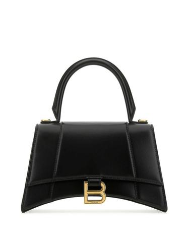 [해외직구][X45]발렌시아가 5935461QJ4M 1000 여성 토트백 쇼퍼백 탑핸들백 핸드백 Black leather small Hourglass handbag