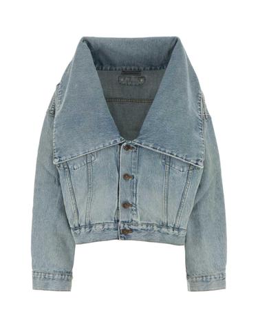 [해외직구][X45]발렌시아가 A00977TBP48 4020 여성 자켓 베스트 블레이저 봄버 데님 Denim jacket