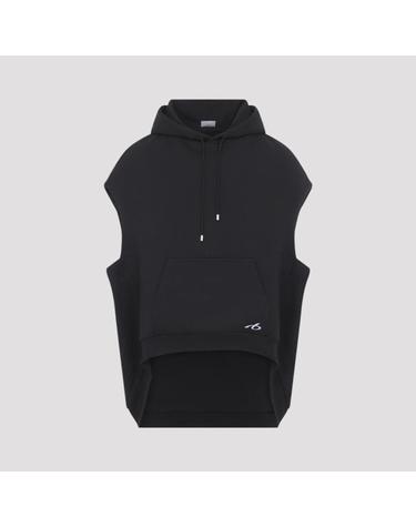 [해외직구][D14]발렌시아가 A00213TUVY4 1000 BLACK 남성 맨투맨 후드 스웨트셔츠 집업 Balenciaga Sleeveless Regular Hoodie